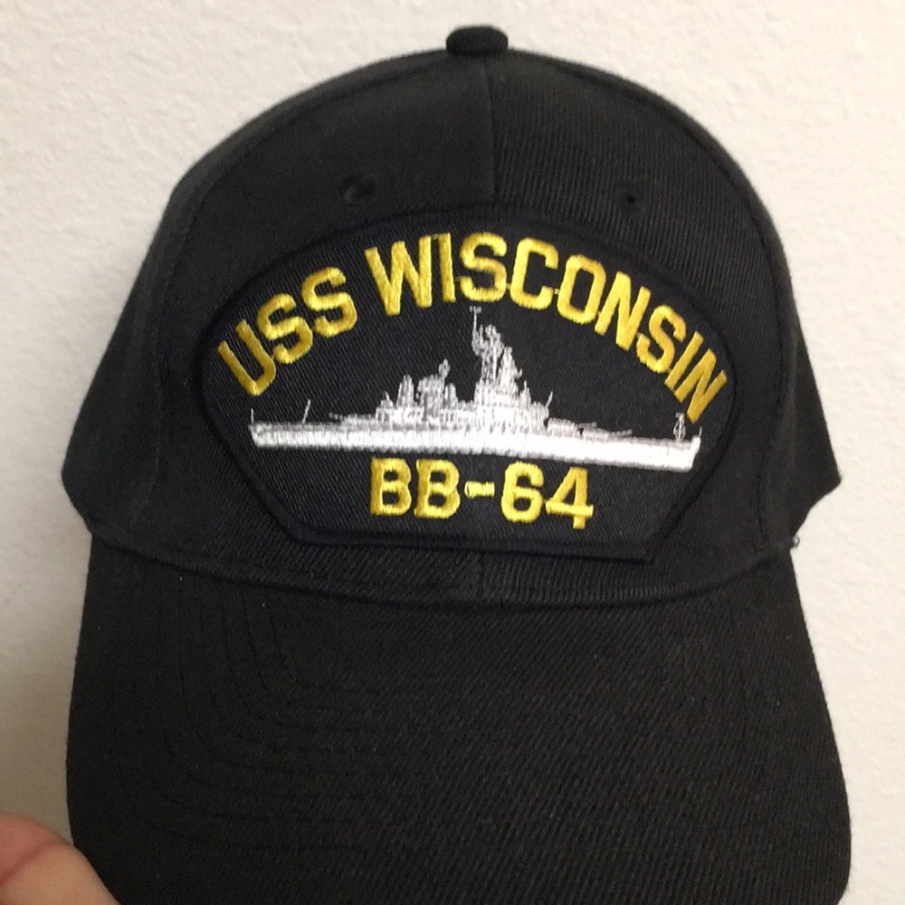 USS Wisconsin BB-64 military hat